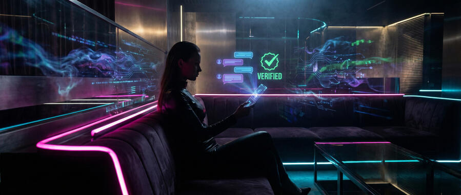 Official header for Sext With Trans showing a secure Telegram chat interface. Gateway to verified TS sexting, anonymous ladyboy chat, and live trans models.